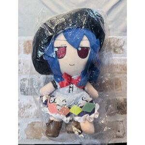 Touhou Project Tenshi Hinanawi Fumo Fumo Plush Doll Blue Hair Anime Gift